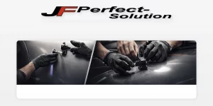 Hände reparieren ein Auto